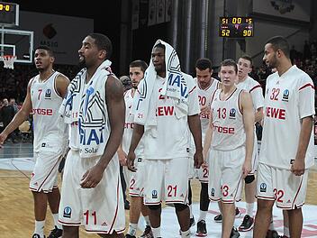 Enttäuscht schlichen die Bamberger nach der Demütigung vor vier Wochen vom Parkett. Foto: sportpress