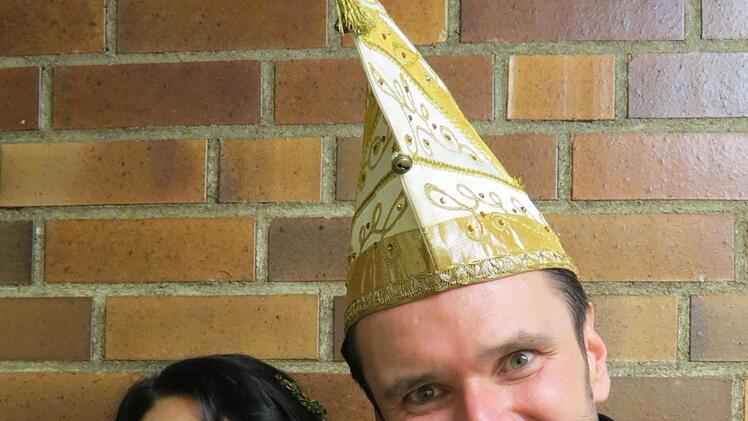 Das Prinzenpaar Nicole I. vom Cremetöpfchen und Ralf I. aus‘m Rhöner CyberspaceFoto: Doris Bauer