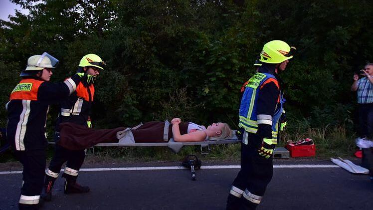 &Uuml;bung der N&uuml;dlinger Feuerwehr in den sogenannten Serpentinen. Mit dabei: Die Wehren aus Haard und Aschach.Steffen H&uuml;mmler