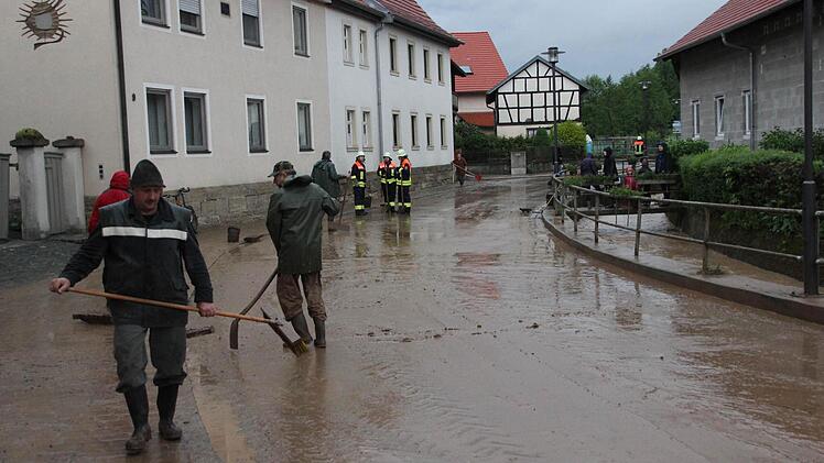 Jeder Helfer wurde im Königsberger Stadtteil Altershausen gebraucht.