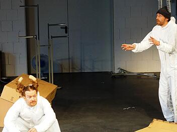 Benjamin Bochmann (als Ox) und Florian Berndt (als Esel)  Foto: Chapeau Claque