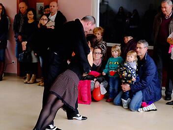 Das Tanzpaar Sabine und Peter Lampig zeigte einen Tango Argentino. Foto: Gerd Schaar