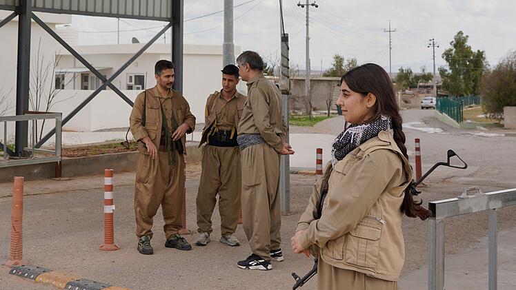 Grenze zwischen Iran und der Autonomen Region Kurdistan im Irak