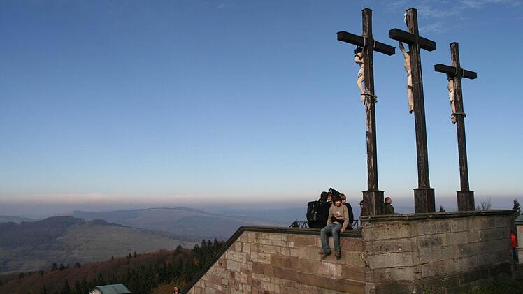 Auf dem Kreuzberg. Foto: Anja Vorndran