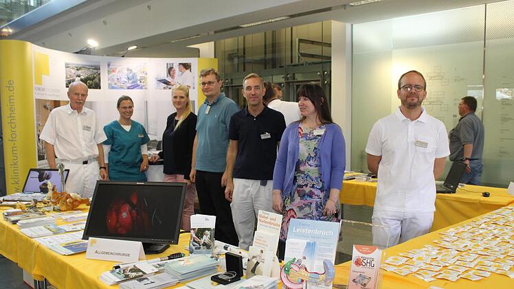 Das Klinikum Forchheim präsentierte sich.