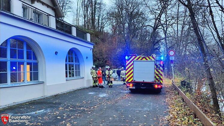 Bamberger Feuerwehr in Wolfschlucht alarmiert - schnelle Erkundung