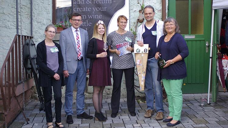 Andrea Mohr, Armin Warmuth, Antonia Müller, Karin Wengerter, Roland Halbritter Christiane Schmid Foto: Winfried Ehling