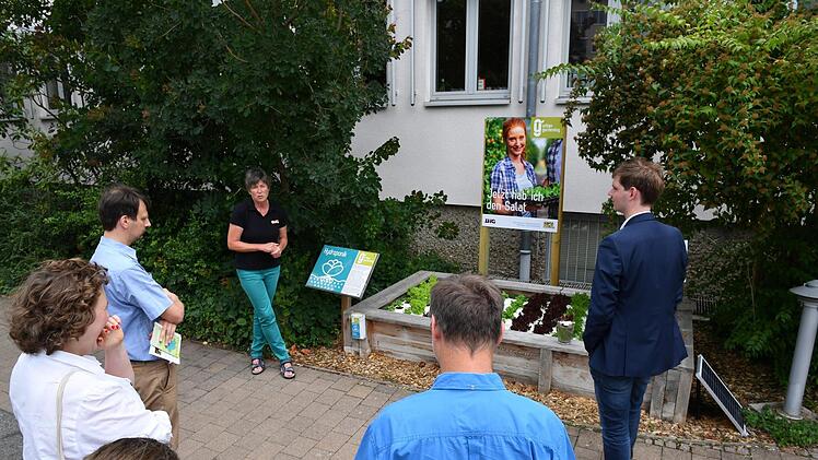 Einweihung Demonstrationsgarten der LWG am Schillerplatz 15. Foto: Ronald Rinklef