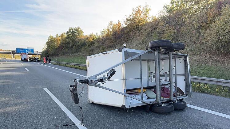Unfall auf A9 bei Pegnitz