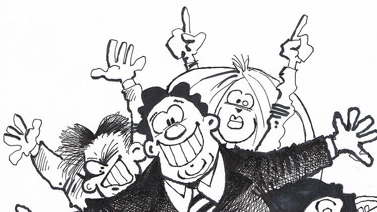 Typ 4: Der Showman. Zeichnung: Daniel Leistner