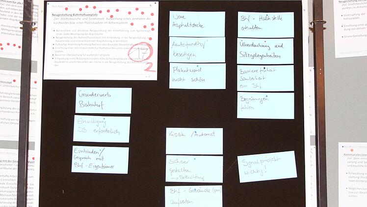 Auf Platz 2 kam die Gestaltung des Bahnhofsvorplatzes.Jürgen Gärtner