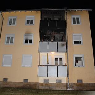 Zimmer in Bayreuth brennt aus