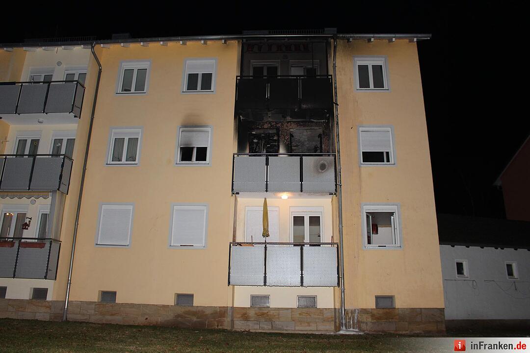 Zimmer in Bayreuth brennt aus