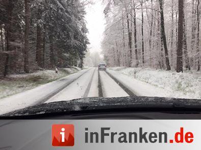 Franken: Ostermontag versinkt im Schnee