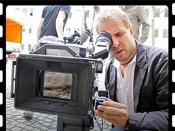 Der BR drehte in Herzogenaurach. Fotos: Michael Busch