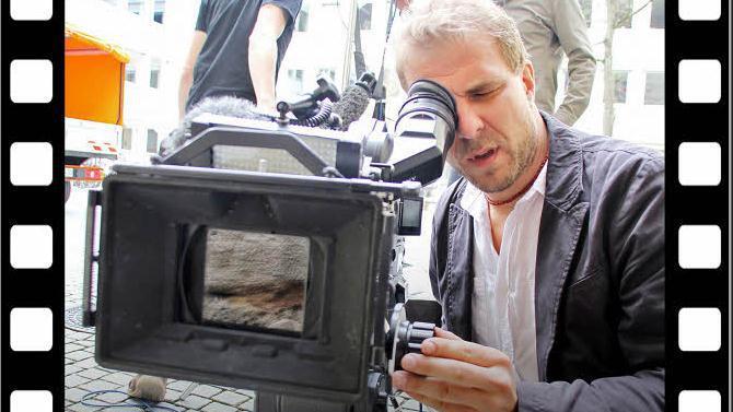 Der BR drehte in Herzogenaurach. Fotos: Michael Busch