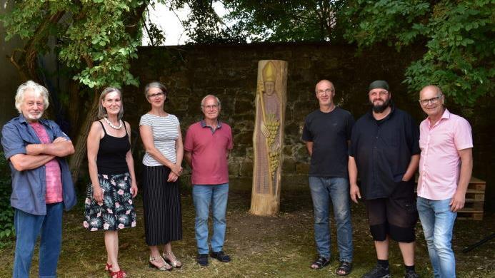 Initiatoren und Künstler zogen eine positive Bilanz der Kunstwoche des Vereins Erlebenskunst in Ramsthal.  Fotos: Andreas Lomb
