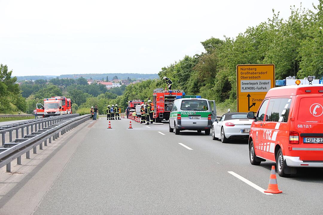 Schwerer Unfall im Landkreis Fürth