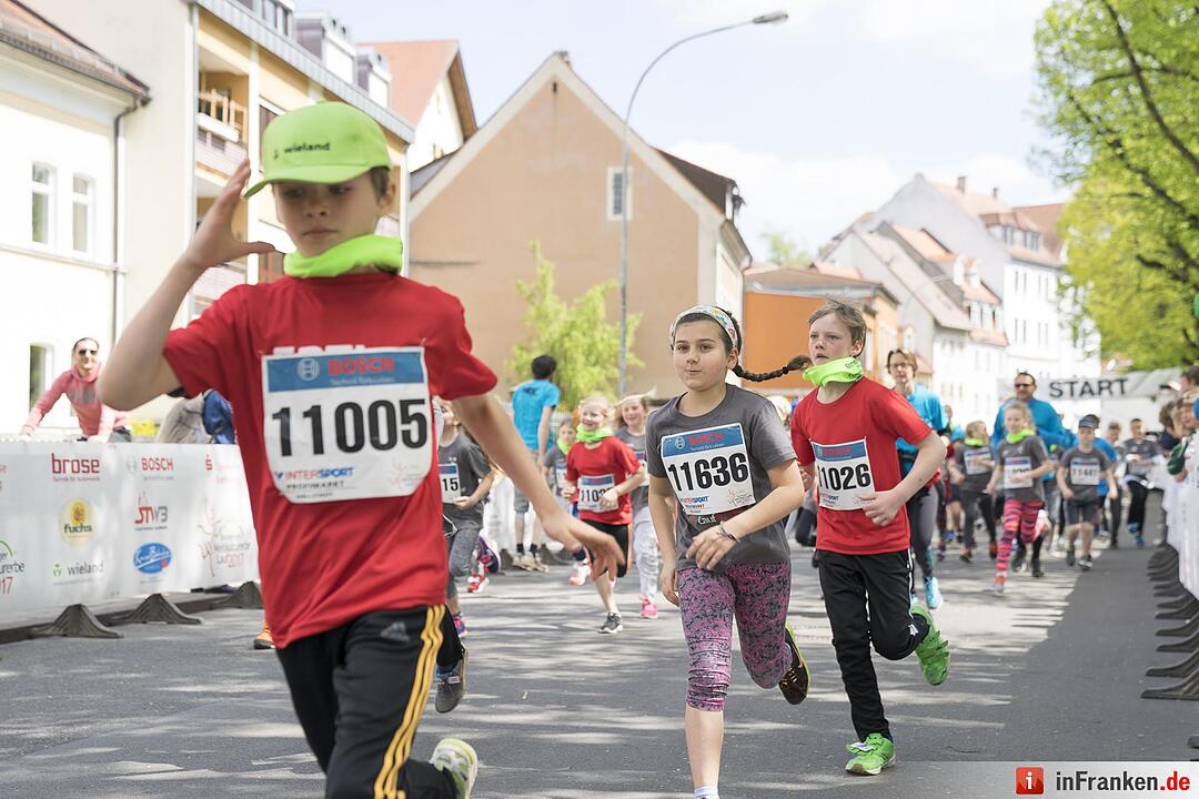 Weltkulturerbelauf 2017 in Bamberg: Der Bosch Schüler-Lauf