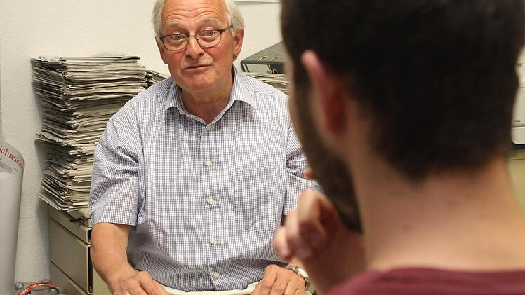 Karl-Josef Dicker: Wählen ist keine Selbstverständlichkeit. Fotos: Jan Koch