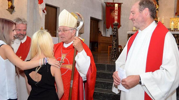 Firmung in Oberthulba. Foto: Peter Rauch