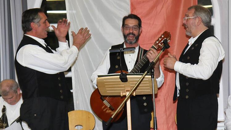 Die "Graazer Hecht'n" hatten viel lustige Lieder und Geschichten in Banz dabei und sorgten für einen kurzweiligen Abend. Foto: Michael Stelzner