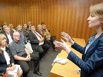 Einen Einblick in ihre Arbeit als Bundestagsabgeordnete gab Emmi Zeulner (CSU) den Gästen aus Himmelkron und Kynsperk. Dabei schnitt sie alle derzeit brennenden politischen Probleme an. Fotos: privat