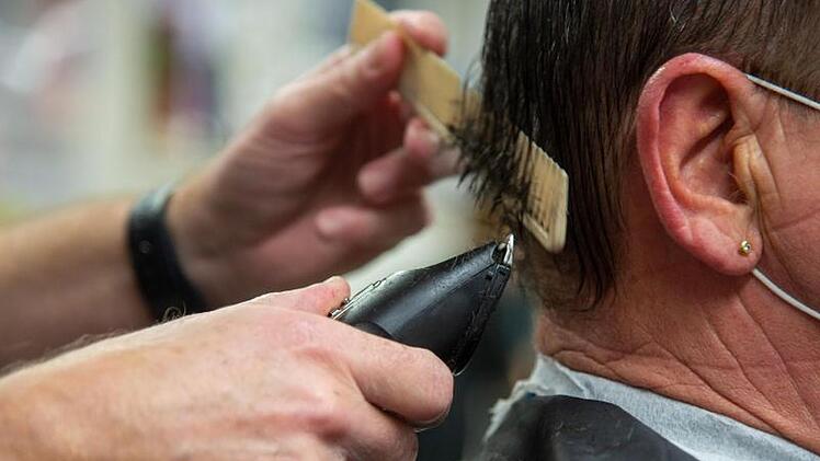 Friseure haben während des Lockdowns geschlossen