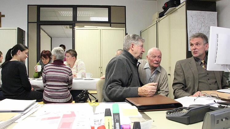 Beim Redaktionsfrühstück im FT Kronach. Foto: Marco Meißner