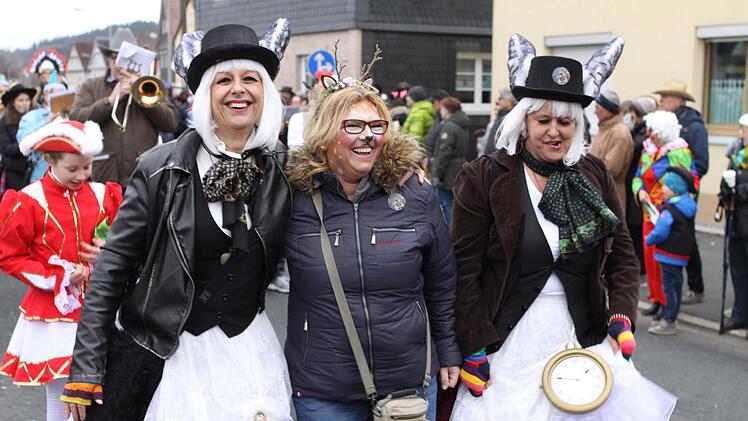 Faschingsumzug in Neukenroth. Foto: Michael Wunder