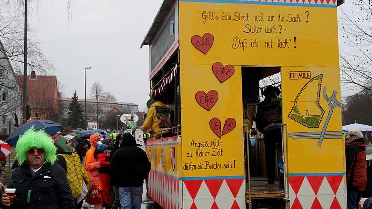 Kein Blatt nahm man sich bei den "Elt-Auen" vor den Mund. Foto: Günther Geiling