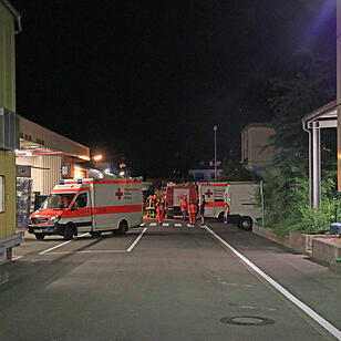 Feuerwehreinsatz bei INA-Schaeffler in Höchstadt