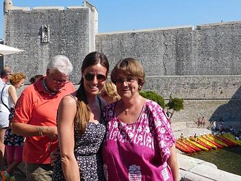 Marion Krüger-Hundrup (rechts) im September in DubrovnikFoto: privat