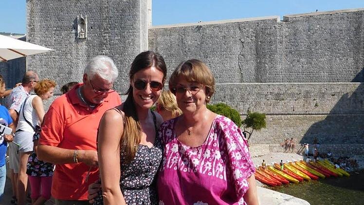 Marion Krüger-Hundrup (rechts) im September in DubrovnikFoto: privat