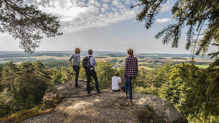 Eine Wanderung auf den Veitenstein ist ein Spaß für die ganze Familie.