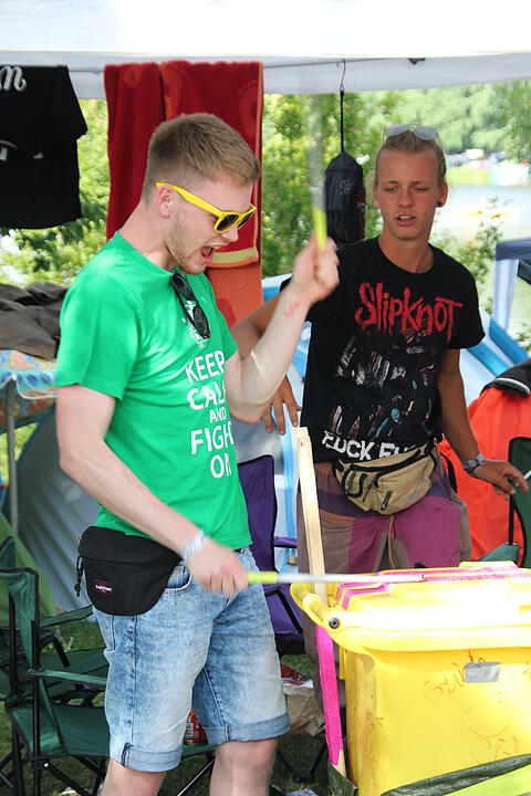 Stimmung! Bei Rock im Park kein Problem!