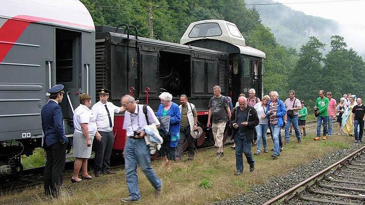 Einstieg der Reiseteilnehmer