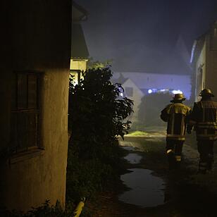 Scheunenbrand in Indernbuch