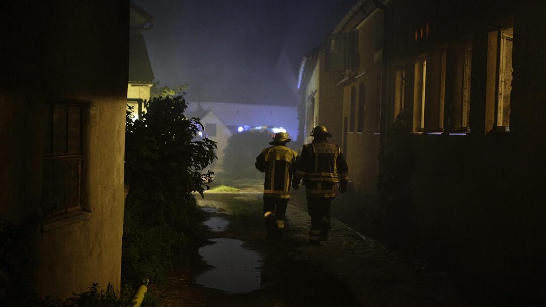 Scheunenbrand in Indernbuch