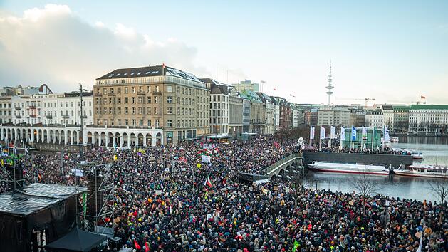 Demonstration in Hamburg