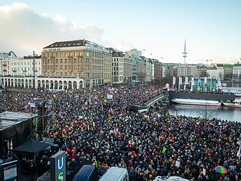 Demonstration in Hamburg