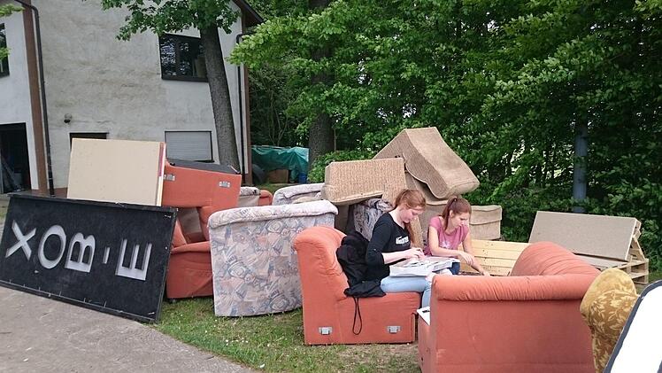 Lutzi Aufbau Foto: Klaus Schmitt