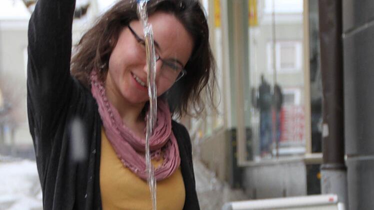 Redakteurin Ulrike Müller will sieben Wochen lang kein Wasser verschwenden. Foto: Sebastian Fläschner