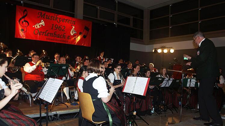 Dreikönigskonzert der Trachtenkapelle des Oerlenbacher Musikverins in 2016. Foto: Stefan Geiger
