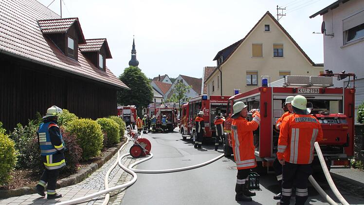Großbrand in Hutschdorf Foto: Andreas Schmitt