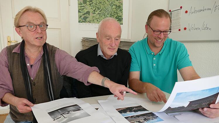 Die Autoren Uwe Schillhabel (von links), Heinz Tillig und Christian Schmitt eint die Liebe zu Bamberg - gestern wie heute. Marion Krüger-Hundrup