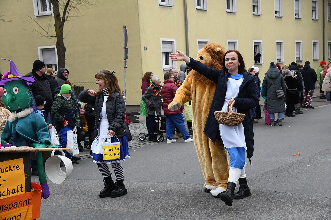 Faschingstreiben in der Gartenstadt.