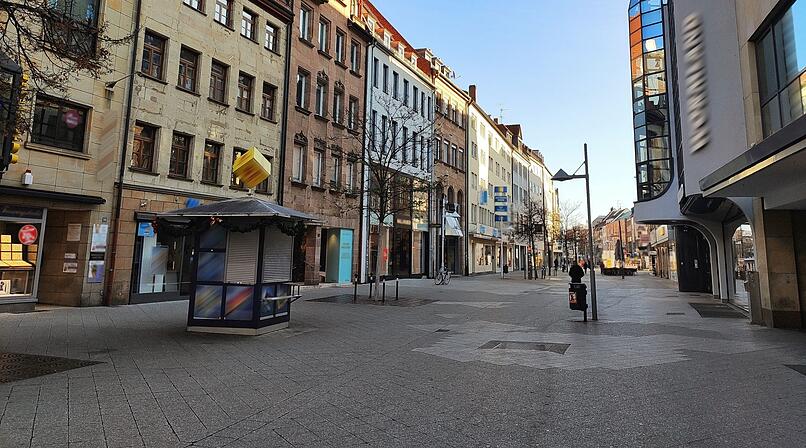 Breite Gasse / Ludwigsplatz in der N&uuml;rnberger Innenstadt
