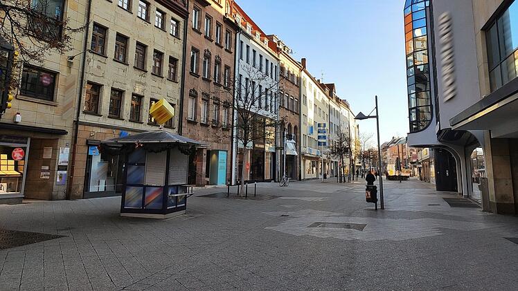 Breite Gasse / Ludwigsplatz in der N&uuml;rnberger Innenstadt