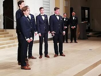 A cappella in  durchaus  eigener Ausformung brachten die Octavians in  die Morizkirche. Carolin Herrmann